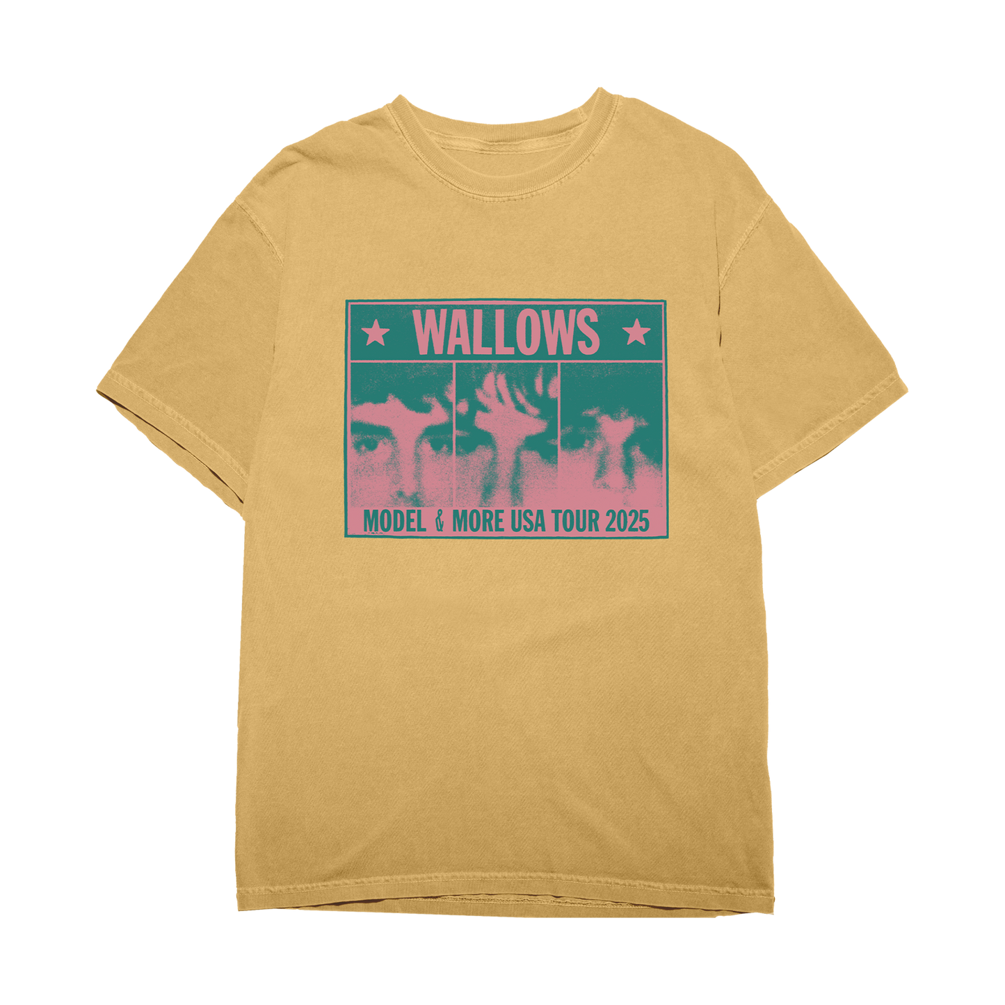 Colorblock Faces Tee